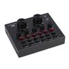 V8 Multifunctional Live Sound Card USB Audio Interface Intelligent Volume Adjustable Audio Mixer