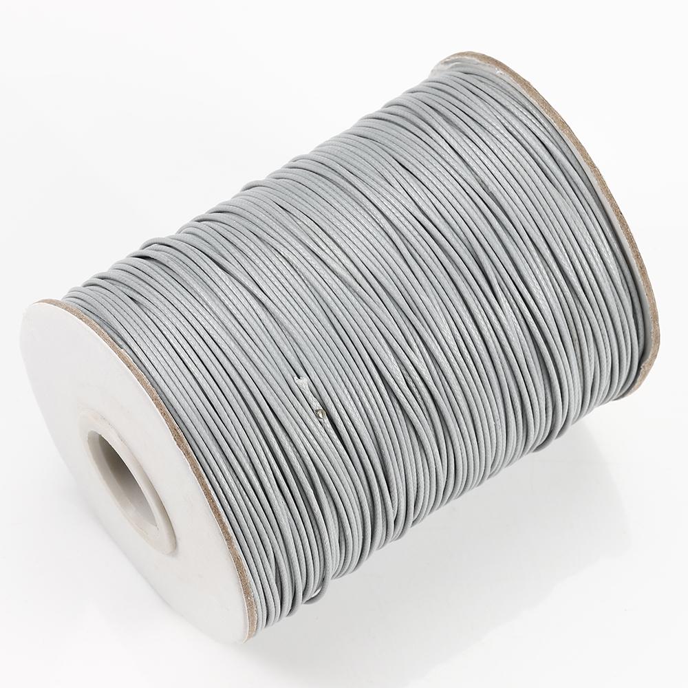 

10Meters Polyester Nylon Cords Rope Braided Waxed Leather String For Jewelry Necklace Making DIY Accessories Dia 1mm серый