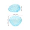 4Pcs Shell Shaped Candy Box 11x9x5.5cm Ocean Theme Plastic Storage Box for Jewelry Chocolates Party Favors Mermaid Birthday