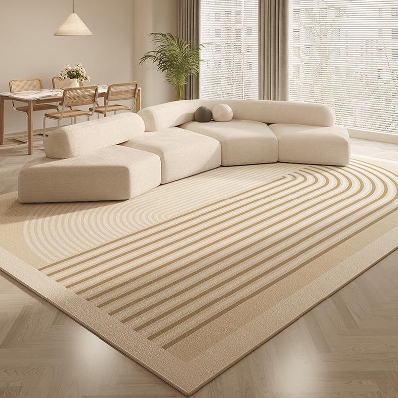 

French Cream Carpet Living Room Silence Bedroom Atmosphere Sofa Tea Table Blanket Light Luxury Premium Cloakroom Floor Mat 40*60
