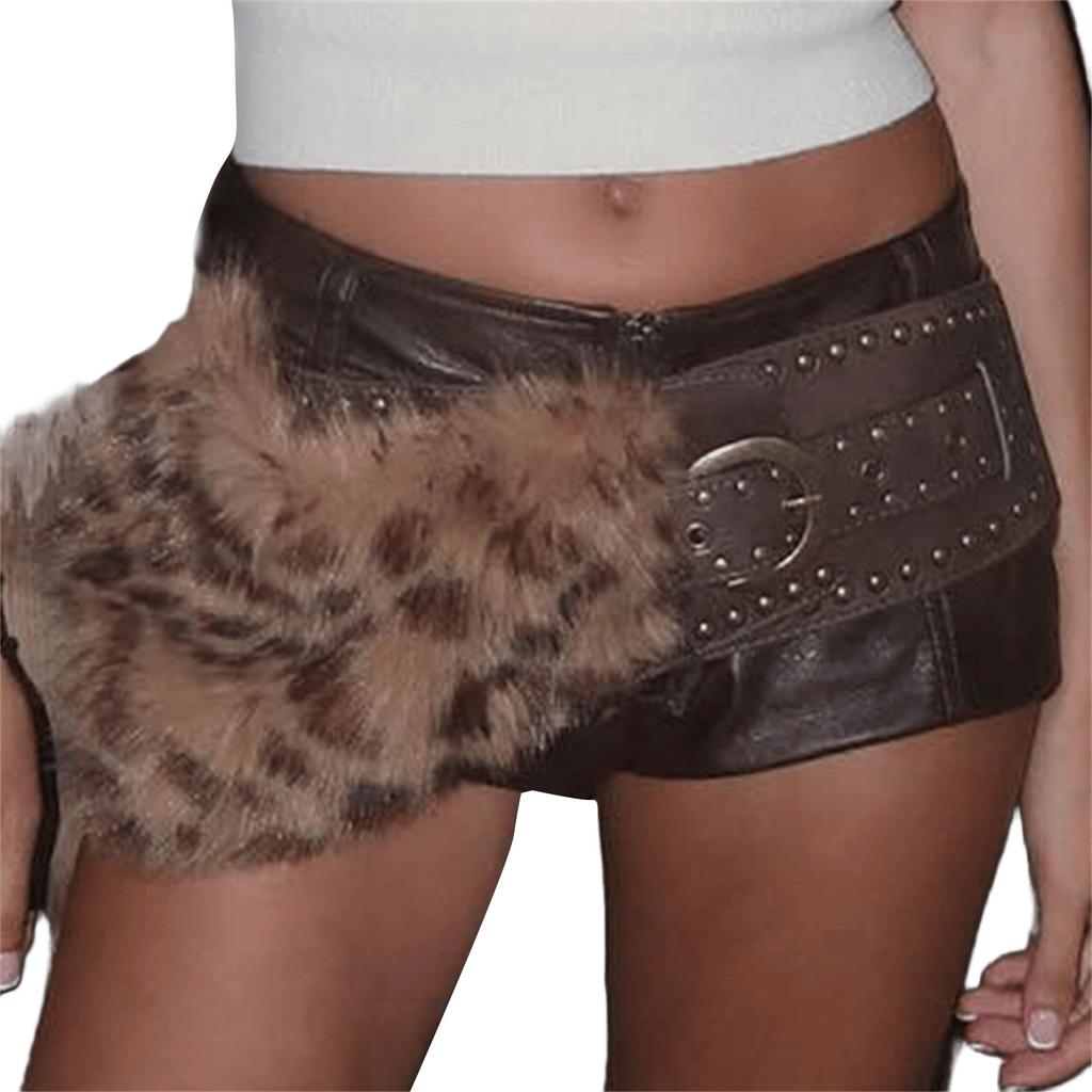 Vintage Elastic Waist Belt Stylish Plush Leather Waistband Elegant Women's Belt for Dresses and Coats