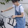 Colette Heart Embroidered Tote Bag - Navy