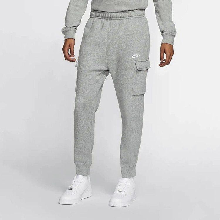 Nike Sportswear Club Knitted Sweatpants Men's Gray CD3130-063