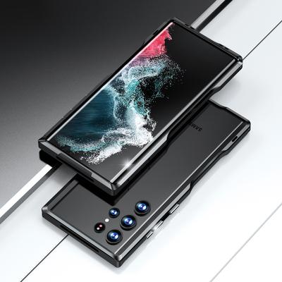 Bara de protecție de lux, metal, aluminiu, pentru Samsung Galaxy S22 Ultra 5G, husă, husă, husă, husă, rezistentă la șocuri, pentru telefon.