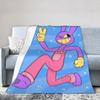 J-Jaxs Purple Rabbit Blankets Flannel Summer Air Conditioning Multifunction Soft Throw Blankets for Bedding Office Bedspread
