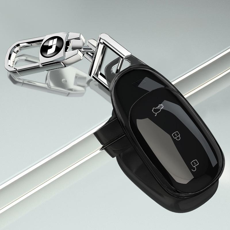 High-End Protective Transparent Key Case for Li Auto L9, L8, L7, and ONE Car Keys.