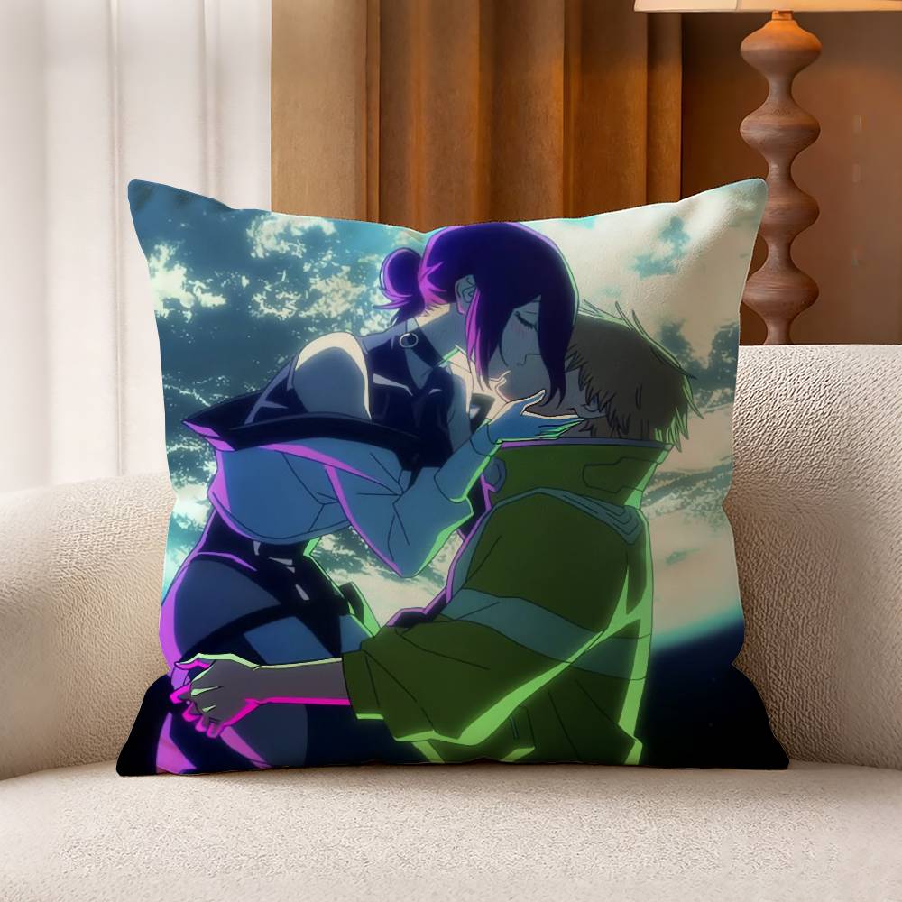 CChainsaw Man The Movie rReze Arc Pillow Case for Sofa Living Room Home office Decor Protective Cover