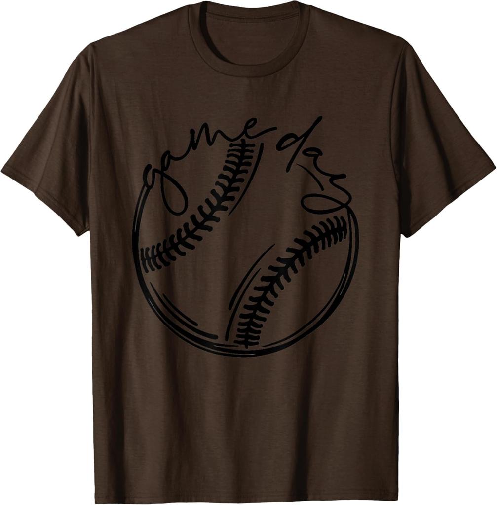 Game Day Vibes Softball Season Baseball Season Gifts Unisex T-Shirt