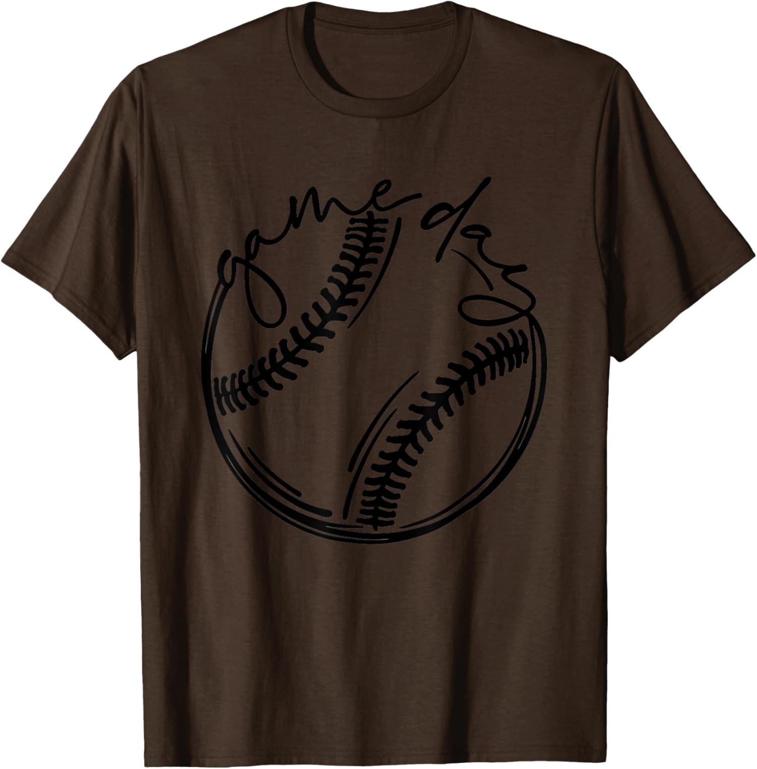 Game Day Vibes Softball Season Baseball Season Gifts Unisex T-Shirt S разноцветный