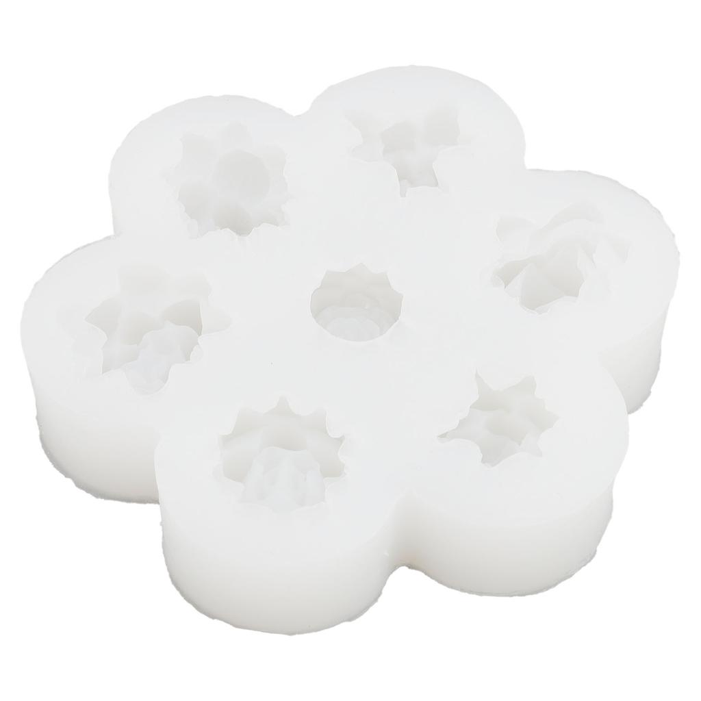 Succulent Silicone Model 7 Hole Multifunctional Succulent Cake Decorating Model for Candy