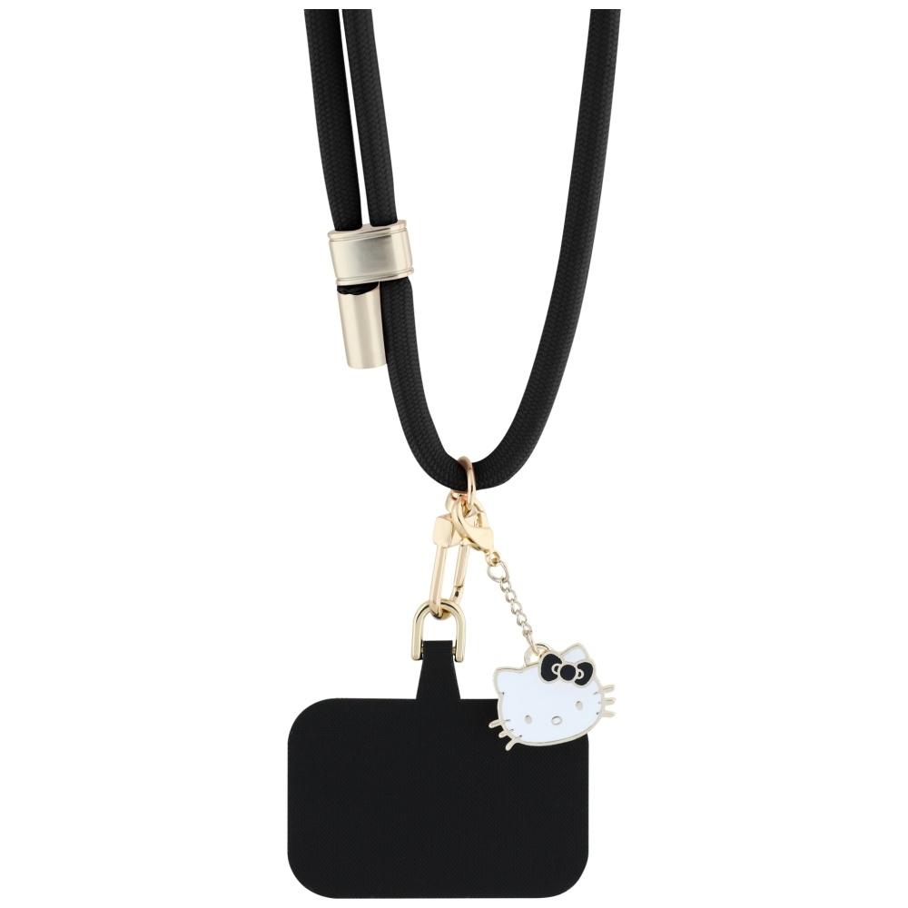 Smycz do telefonu Hello Kitty Czarna