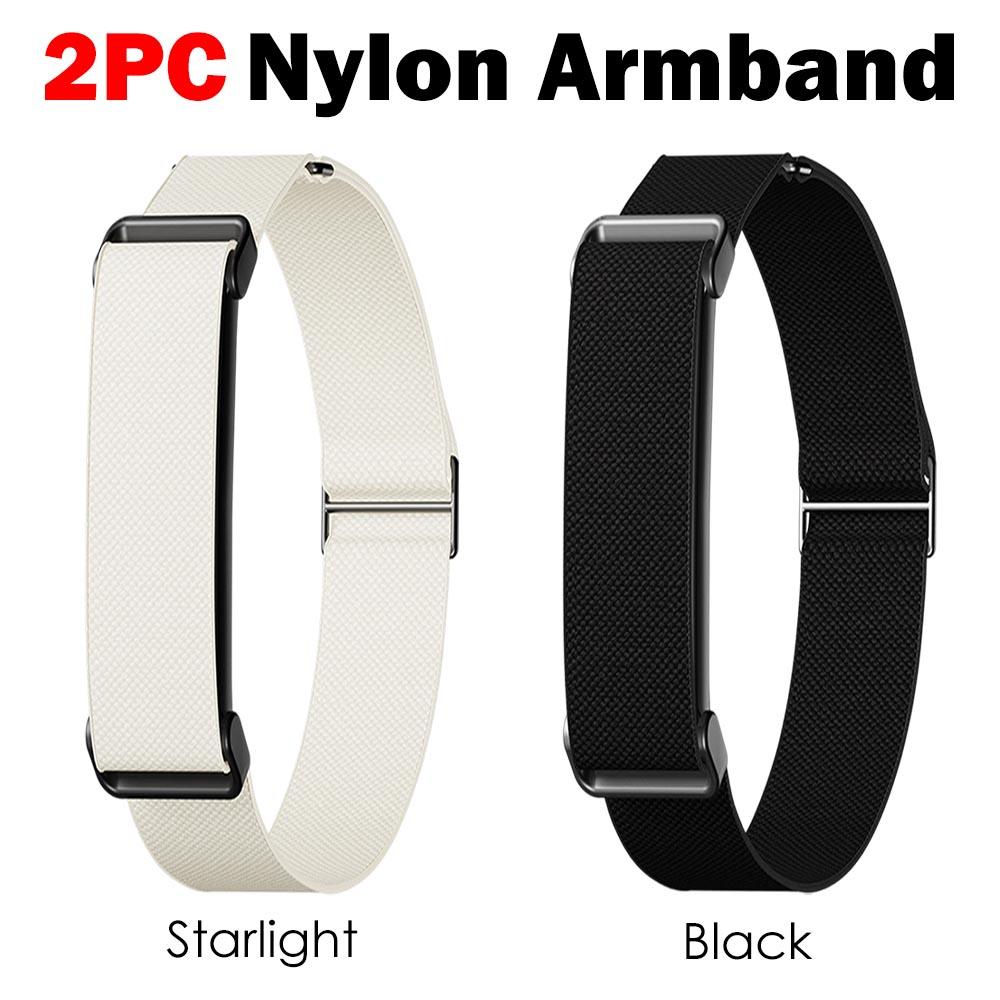 Cinturino per Bicipiti in Nylon Compatibile con Google Fitbit Air Strap Fascia da Braccio Fitness Tracker Cinturino di Ricambio per Fasce Google Fitbit Air