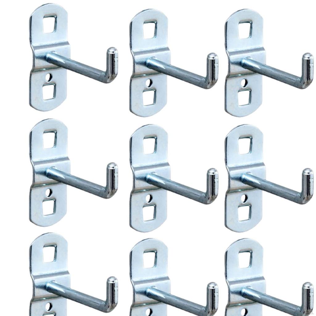 10Pcs Pegboard Hooks Hole Board for Household Craft Room Wall Rack