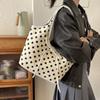 Korean Style College Style Casual Large Capacity Women's Bag New Dot Print Bucket Bag Fashion Backpack