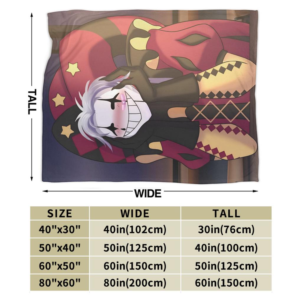 Super Soft The Freak Circus Throw Blanket Premium Fleece Flannel Lightweight Bed Blanket Fuzzy Plush Blankets All Season Use