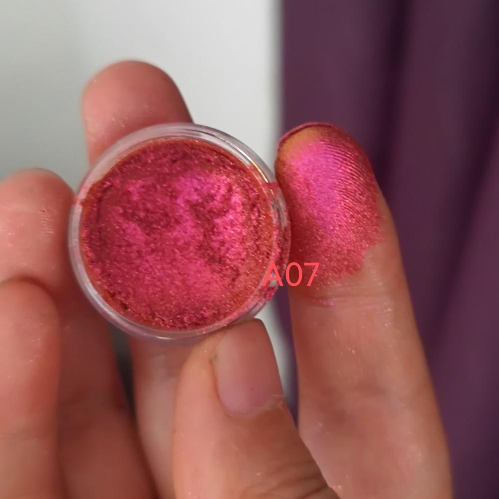 1-Jar Duochrome Chameleon Nail Glitter Powder Holographic Shinging Chameleon Rubbing Pigments High-Gloss Chameleon Manicure Dust