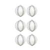 Set of 6 Christmas Ornaments for Tree, DIY Hanging Balls 5.5cm