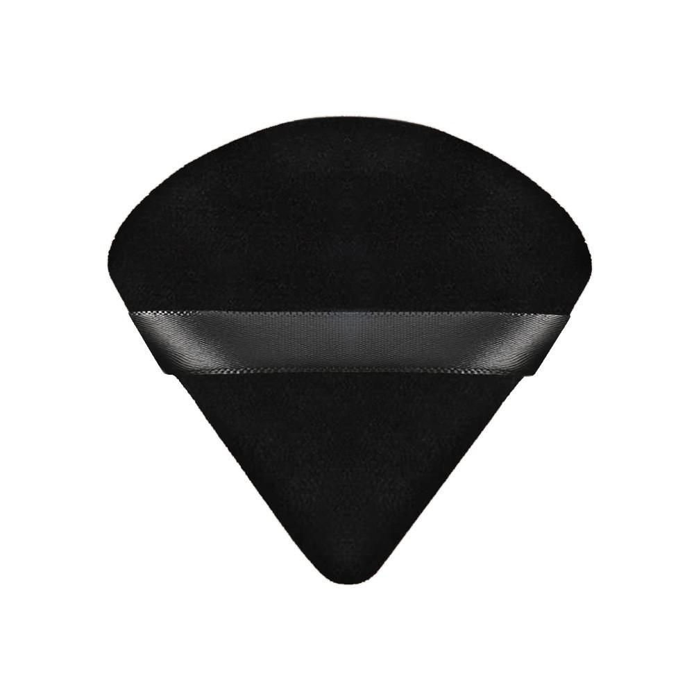 Triangle Cushion Puff: Flocked Sponge for Loose Powder and Makeup Setting Triangle Flocked Powder Puff