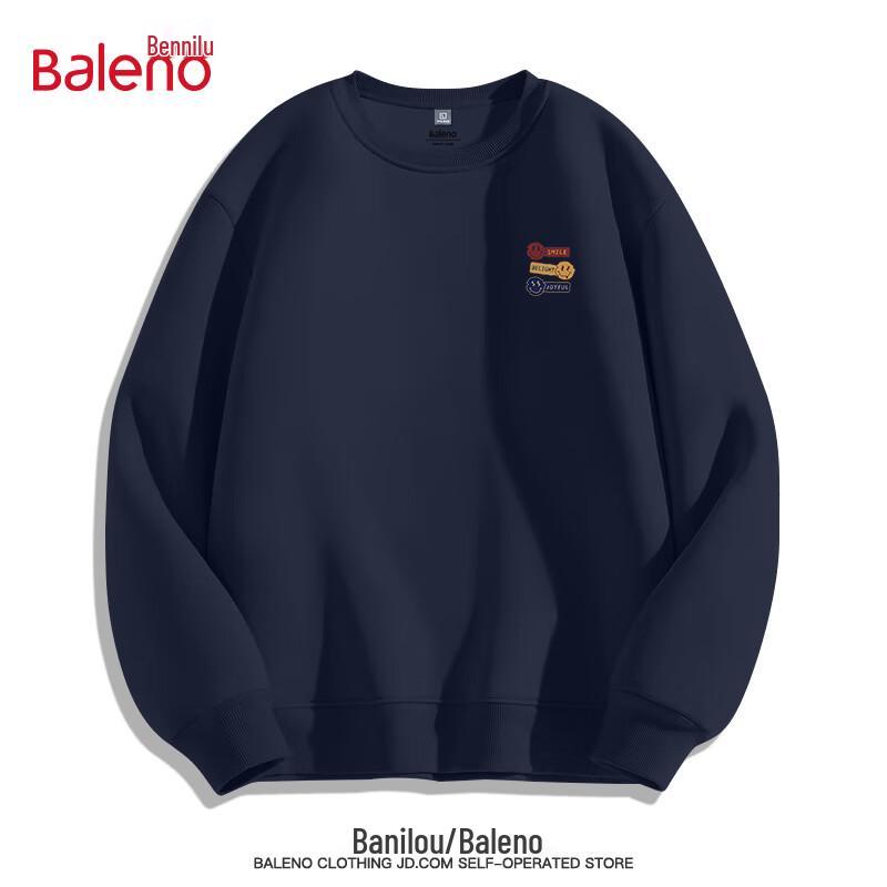 Baleno Men's Loose-Fit Round Neck Sweatshirt