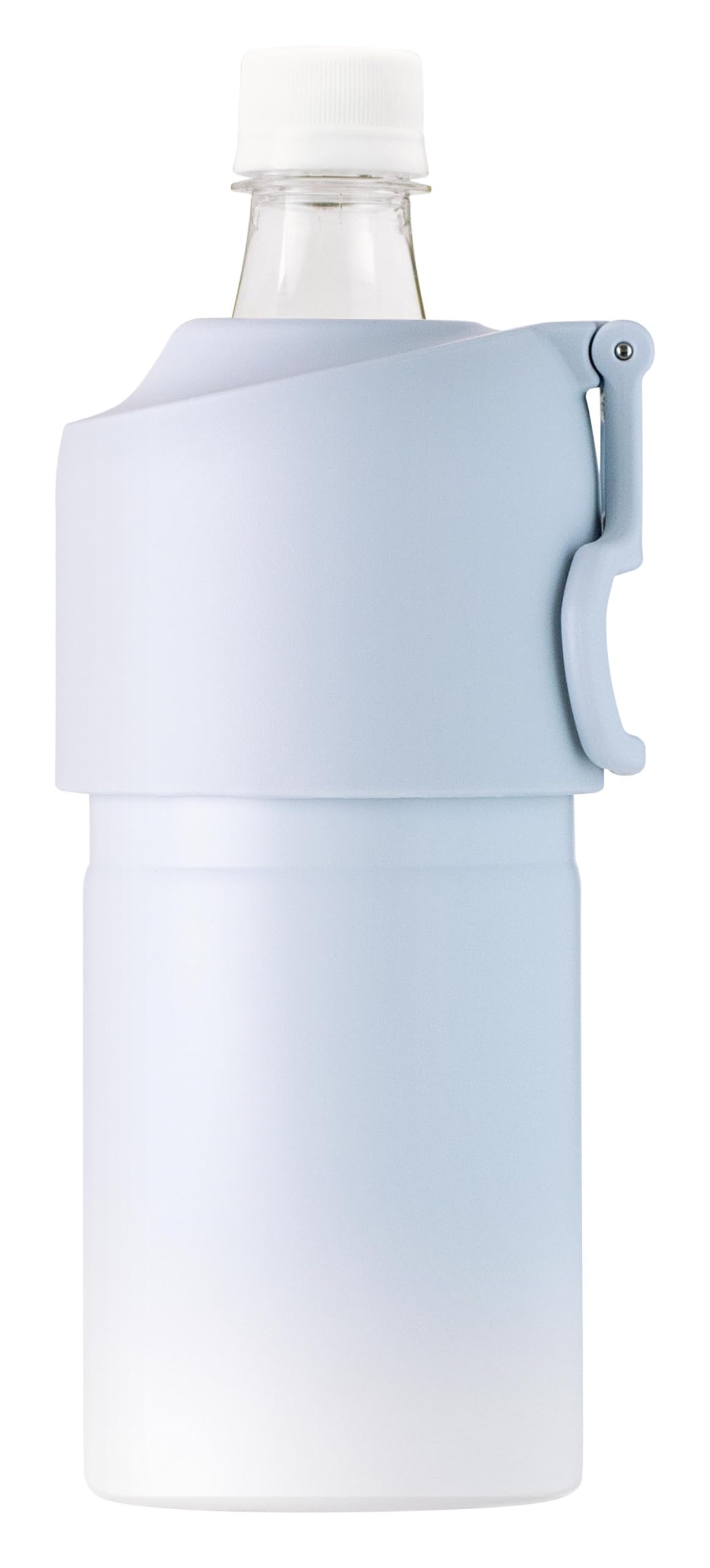 

Atlas PET Bottle Holder, Gradient Color, Keeps Water Bottles Cold, 500ml650ml Capacity, Vacuum Insulated, Foldable, with Handle, Bottle-in-Bottle,