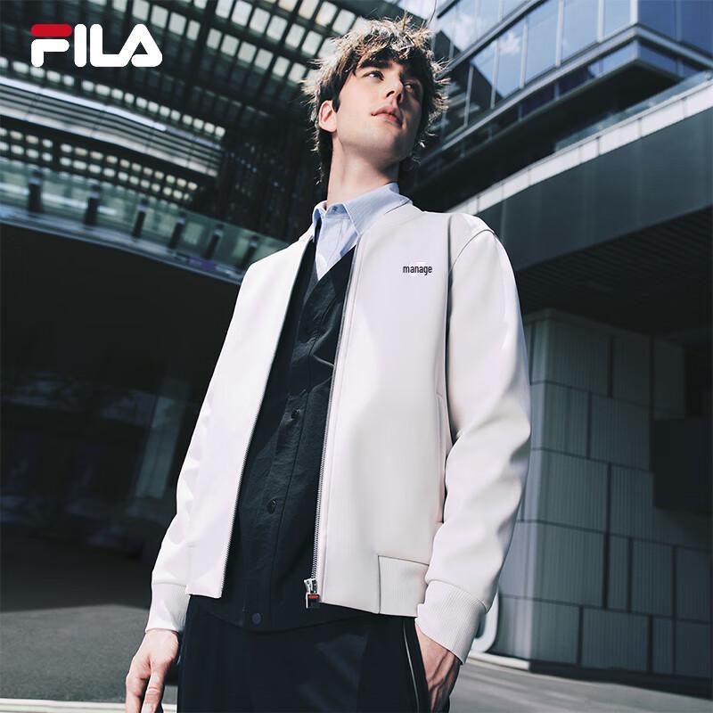 Fila Men's Casual Stand-Collar Knit Jacket