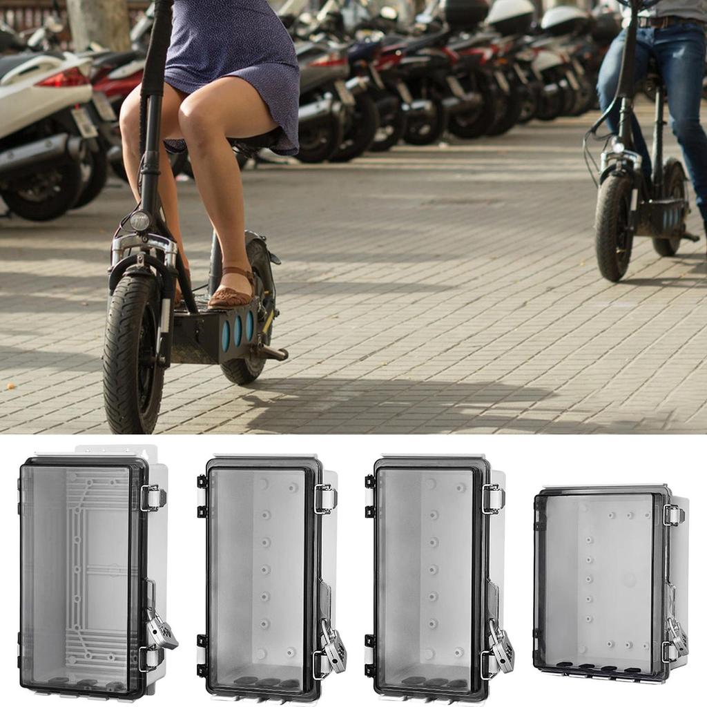 Outdoor socket box battery car charging protection cover socket board waterproof box rainproof protection box with lock