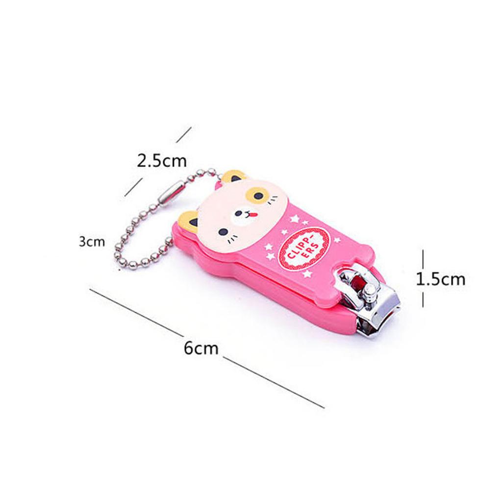 Cute Cartoon Nail Clipper Stainless Steel Fingernail Toenail Cutter for Adult Student Girls