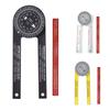 Miter Saw Protractor High Precision 360° Horizontal Angle Finder Inside & Outside Miter Angle Finder for Carpenters Plumbers