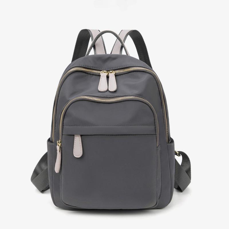 

CHALLEN Легкий пригородный рюкзак из ткани Оксфорд, женский летний рюкзак новых моделей, универсальная простая сумка через плечо большой вместимости для отдыха Tide M темно серый