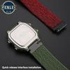 Schnellverschluss Nylon Uhrenarmband für Casio AE1200/1300 WS-1400H/1300/1500 A158 A159 A169 Wasserdichtes Armband Herren Handgelenkband 18mm