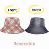 Spring and summer outdoor sun hats, versatile graffiti cartoon pattern fisherman hats, outdoor sun protection sun hats, 2-pack