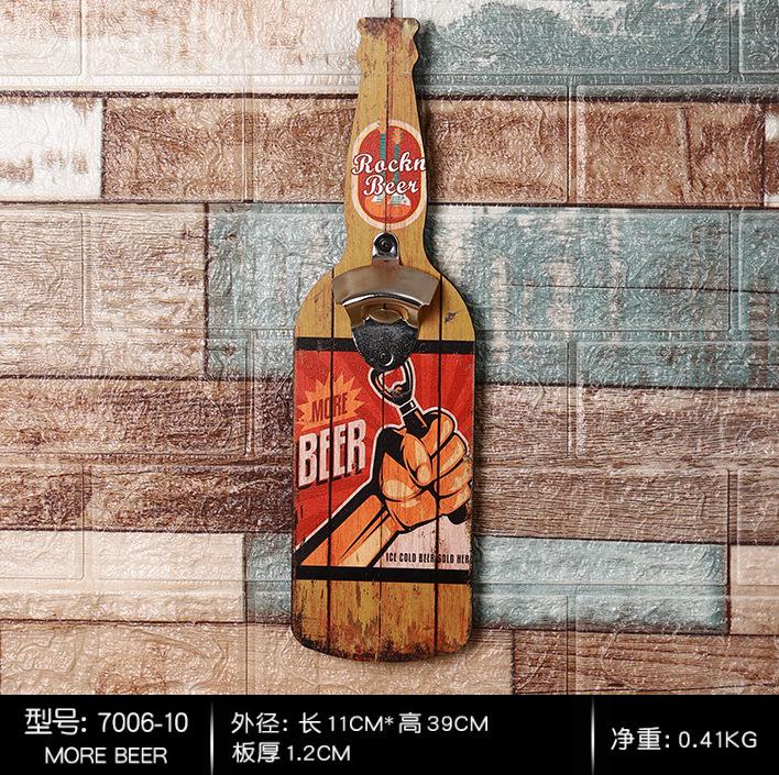 Creative Bottle Opener Restaurant Wall Decoration Restaurant Bar Barbecue Shop Wall Pendant Personalized Bottle Opener