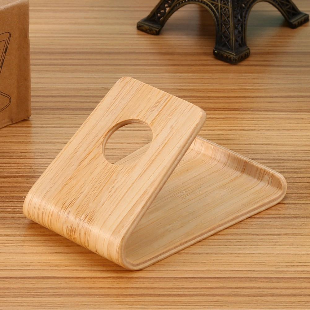 Universal Wooden Bamboo Cellphone Stand Holder for iPhone for Samsung for Xiaomi huawei 2018