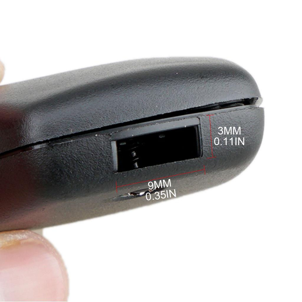 2 Buttons for Key for Shell Auto Car for Key Fob for Shell Cover Dustproof for Case Replacement for Remote Kangoo 2 Modu