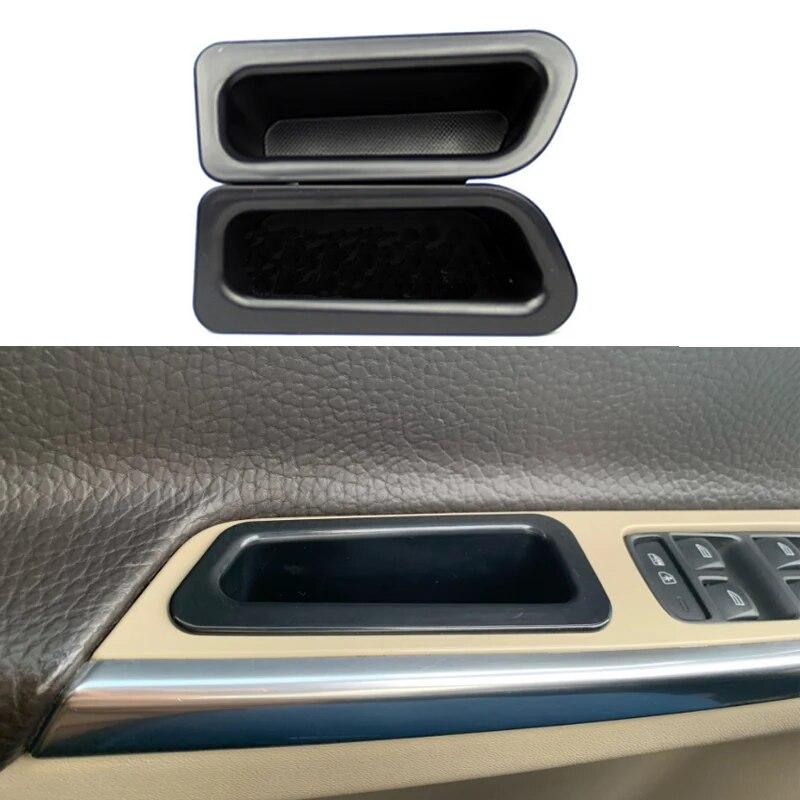 Auto-Styling für Volvo S60 V60 XC60 Aufbewahrungsbox Türgriff Armlehnenbox beigeschwarz Vordertür + Hintertür Finishing-Box 2010–2017