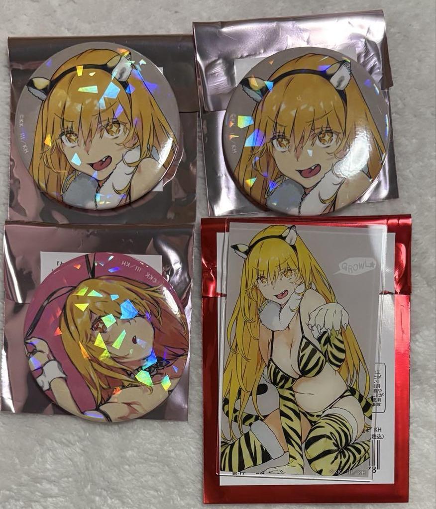 [USED] Misaki Shokuhou A Certain Magical Index OIOI 20th Anniversary Can Badge Acrylic Card