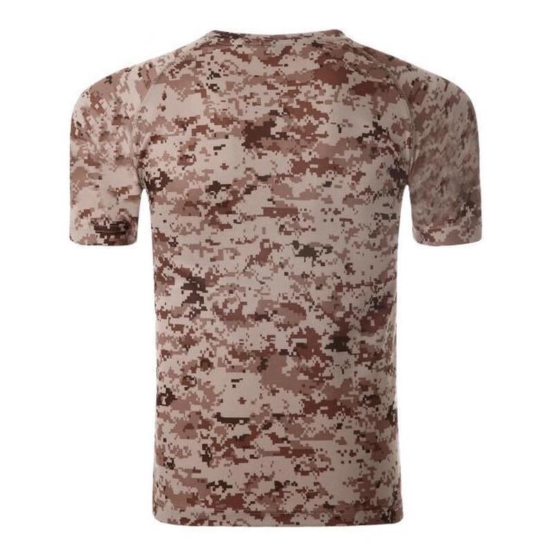 Men's Grey Ruins Camo Sports T-Shirt