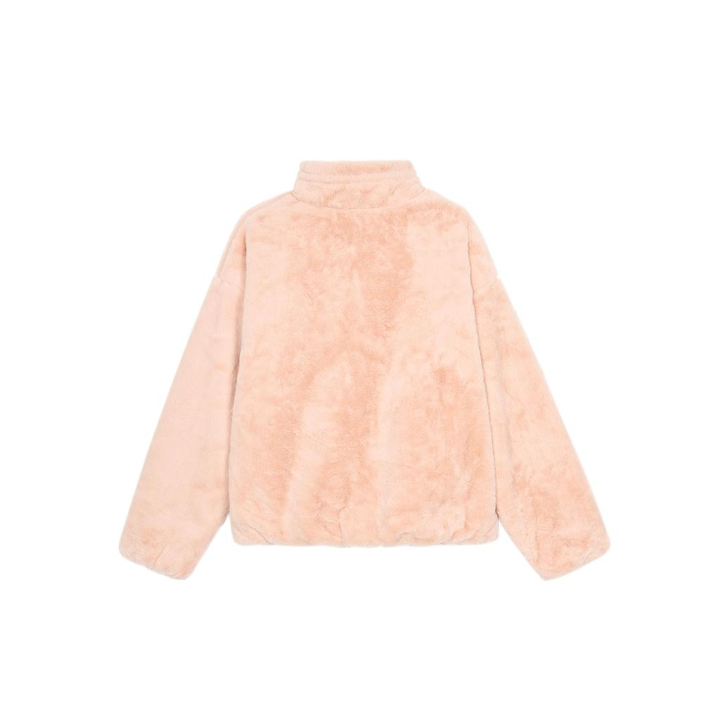 Adidas Sty W Fur Jacket Women Jacket Pink H07394