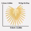 6pcs Real Gold Plated Sun Moon Star Charm Cross Stainless Steel Charms For Jewelry Making Supplies Flower Heart Handmade Pendant
