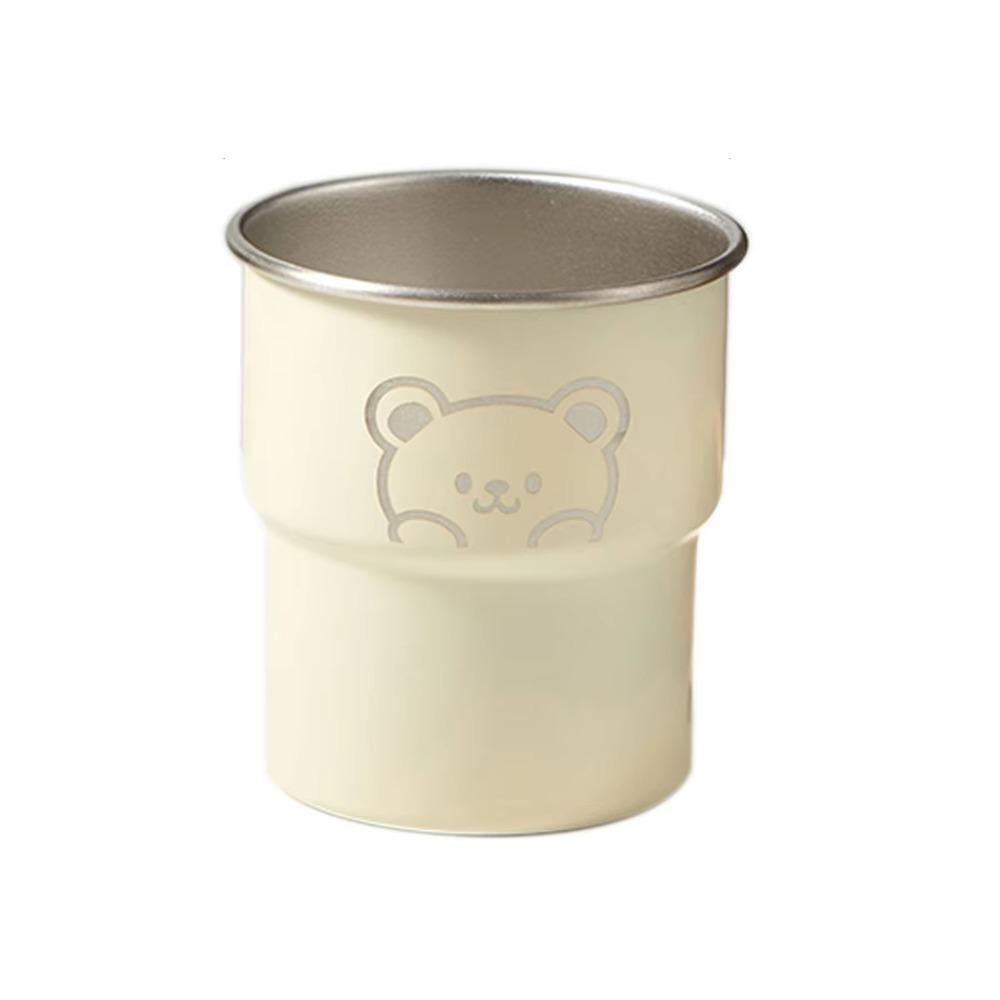 Anti-scalding Cute Tumbler Fall Prevention Stepped Coffee Cup Scratch Proof Small Metal Cup  Adult