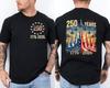 250 Jahre Amerika Jubiläum Kampfjets 250. Geburtstag 17762026 Beidseitiges T-Shirt Unisex T-Shirt