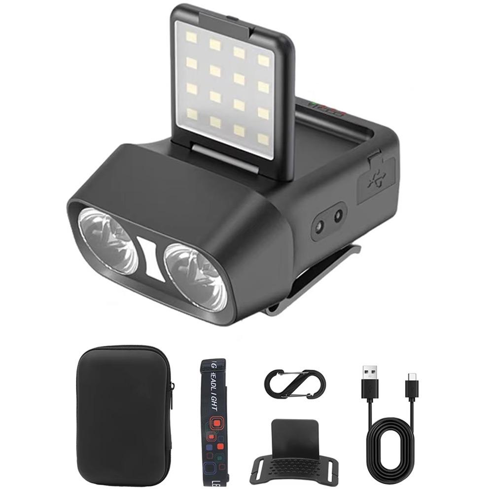Ultra Bright Sensor Headlamp Portable Induction Fishing Headlight Hanging Camping Light  Camping