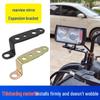 Z-Shaped Rearview Mirror Spotlight Bracket for Motorcycle and Electric Vehicle.