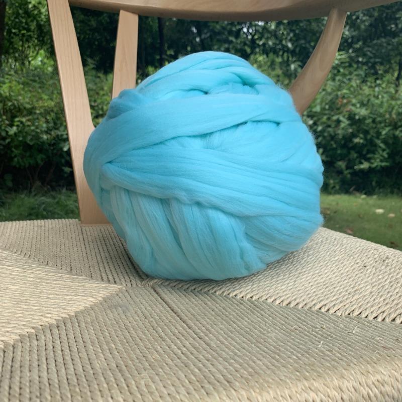 1000g Ball Super Chunky Wollgarn Bulky Garnstrang Hand-/Armstrick Decke Garn Heimwand Dekoration