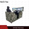 Huieryou Single-Seat Car Driving Simulator (Three-Screen)