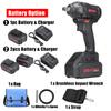 28000 mAh Brushless Electric Impact Wrench Machine Portable Impact Wrench Cordless Motor Power Tool