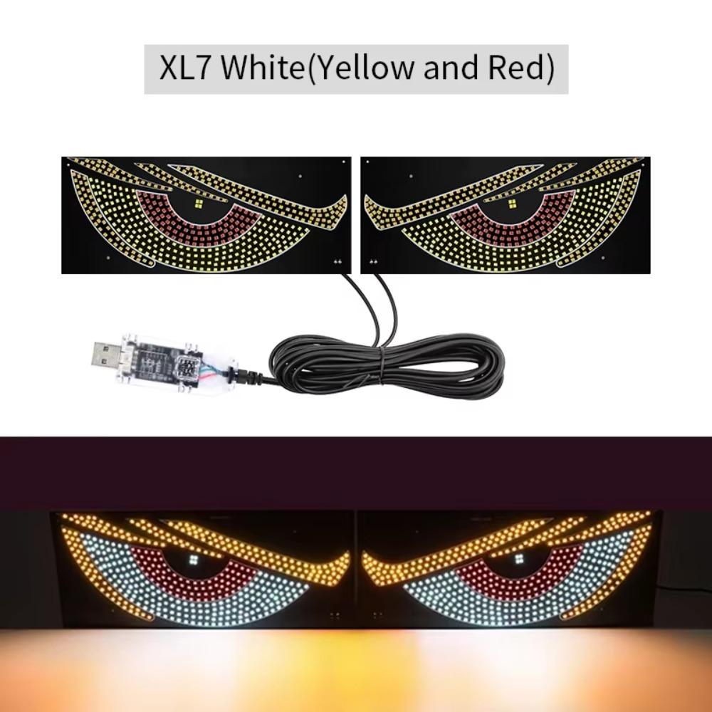 Matrix Pixel Panel Animated Car Truck Eye Truck Devil's Eye Light  Front and Rear Windshield