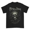 Camiseta Preta Fit For A King Band Bed of Thorns Unissex P-5XL ND1448 Camiseta Unissex