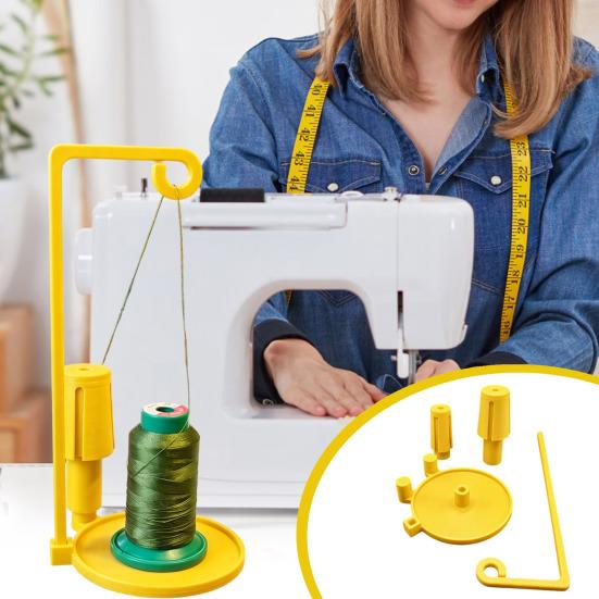 Garnrollenhalter für Nähmaschine Stickgarnständer Nähgarnrollenständer Reduziert Verwicklungen und Wicklungen für Stickerei Quilten Basteln