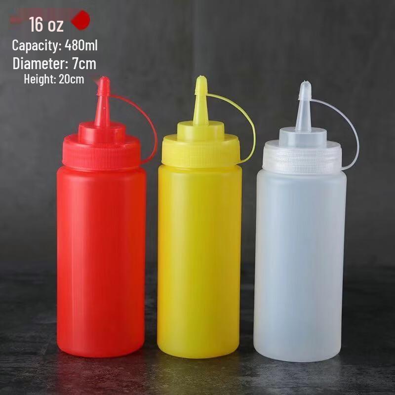 ZISIZ Plastic Squeeze Bottle